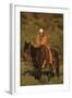 Pensive Cowboy on His Horse-DLILLC-Framed Photographic Print