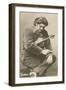 Pensive Man with Violin-null-Framed Art Print