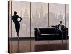 Pensive New York-Brent Lynch-Stretched Canvas