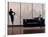 Pensive New York-Brent Lynch-Framed Art Print