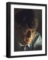 Pensive Portrait of Presidential Contender Bobby Kennedy During Campaign-Bill Eppridge-Framed Photographic Print