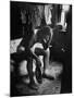 Pensive Portrait of Young African American Alone in His Room from Youth Essay-Gordon Parks-Mounted Photographic Print