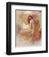 Pensive-Joani-Framed Art Print