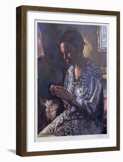 Pensive-Neville Clarke-Framed Collectable Print