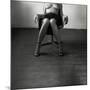 Pentacon Six Camera Shot of Topless Woman in Fishnet Stockings-Rafal Bednarz-Mounted Photographic Print