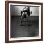 Pentacon Six Camera Shot of Topless Woman in Fishnet Stockings-Rafal Bednarz-Framed Photographic Print