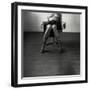 Pentacon Six Camera Shot of Topless Woman in Fishnet Stockings-Rafal Bednarz-Framed Photographic Print