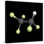 Pentafluoroethane Molecule-Friedrich Saurer-Stretched Canvas