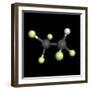 Pentafluoroethane Molecule-Friedrich Saurer-Framed Premium Photographic Print