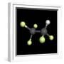 Pentafluoroethane Molecule-Friedrich Saurer-Framed Premium Photographic Print