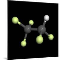 Pentafluoroethane Molecule-Friedrich Saurer-Mounted Premium Photographic Print