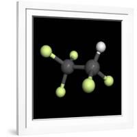 Pentafluoroethane Molecule-Friedrich Saurer-Framed Photographic Print