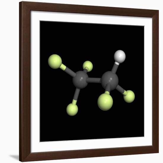 Pentafluoroethane Molecule-Friedrich Saurer-Framed Photographic Print