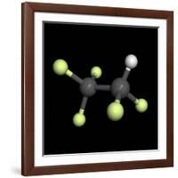 Pentafluoroethane Molecule-Friedrich Saurer-Framed Photographic Print