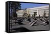 Pentagon Memorial Honoring the 184 People Killed in the 9/11 Terrorist Attacks-null-Framed Stretched Canvas