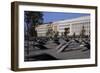 Pentagon Memorial Honoring the 184 People Killed in the 9/11 Terrorist Attacks-null-Framed Photo