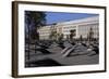 Pentagon Memorial Honoring the 184 People Killed in the 9/11 Terrorist Attacks-null-Framed Photo