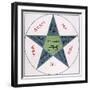 Pentagram Sigil-null-Framed Art Print