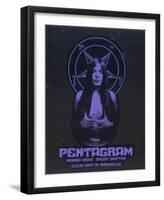 Pentagram-Print Mafia-Framed Serigraph