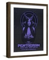 Pentagram-Print Mafia-Framed Serigraph