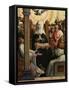 Pentecost, 1514-19 (Painting)-Juan de Flandes-Framed Stretched Canvas