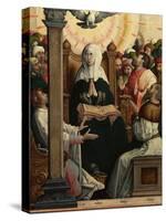 Pentecost, 1514-19 (Painting)-Juan de Flandes-Stretched Canvas