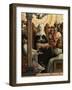 Pentecost, 1514-19 (Painting)-Juan de Flandes-Framed Giclee Print