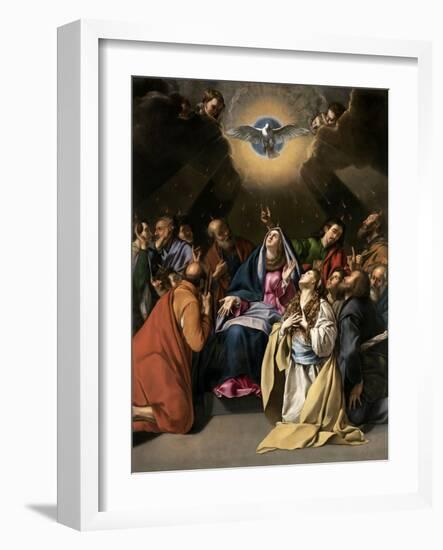 Pentecost, 1615-1620-Juan Bautista Mayno-Framed Giclee Print