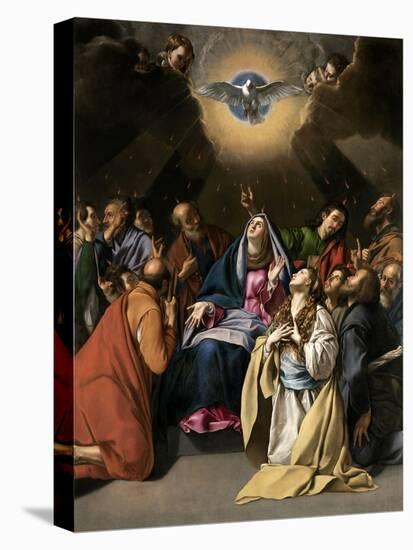 Pentecost, 1615-1620-Juan Bautista Mayno-Stretched Canvas