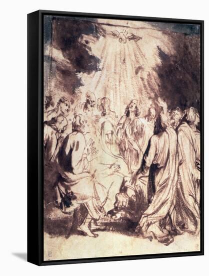 Pentecost, 1620-1-Sir Anthony Van Dyck-Framed Stretched Canvas