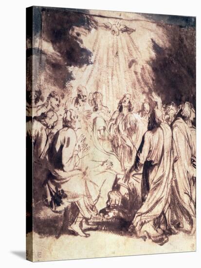 Pentecost, 1620-1-Sir Anthony Van Dyck-Stretched Canvas