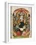 Pentecost, Altarpiece Fragment, 1437-1445-Blasco De Granen-Framed Giclee Print