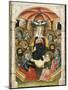 Pentecost, Altarpiece Fragment, 1437-1445-Blasco De Granen-Mounted Giclee Print