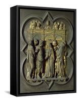 Pentecost, Bronze Panel-Lorenzo Ghiberti-Framed Stretched Canvas