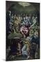 Pentecost', ca. 1600, Oil on canvas, 275 cm x 127 cm, P00828-Doménikos Theotokópoulo "El Greco"-Mounted Poster