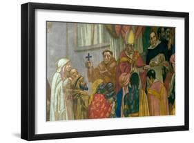 Pentecost, Detail, from the Apse of the Church, 1934-Maurice Denis-Framed Giclee Print