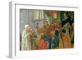 Pentecost, Detail, from the Apse of the Church, 1934-Maurice Denis-Framed Giclee Print