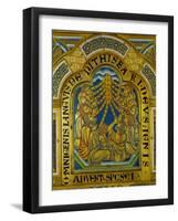 Pentecost, Enamel from the Verdun Altarpiece, 12th Century-Nicholas of Verdun-Framed Giclee Print