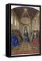 Pentecost, Fouquet-Jean Fouquet-Framed Stretched Canvas