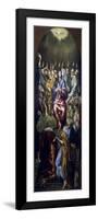 Pentecost, Panel from Altarpiece Commissioned for the Colegio De Dona Maria De Aragon in Madrid-El Greco-Framed Giclee Print