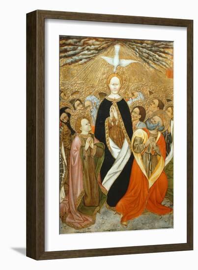 Pentecost, Verdu Retable, 1430-61, Llieda School, Detail-Jaime Ferrer-Framed Giclee Print