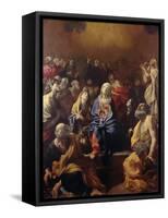 Pentecost-Giovanni Lanfranco-Framed Stretched Canvas