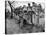 Pentecostal Zealot Harrison Mayes Standing with Religious Signs Made and Posted-Carl Mydans-Stretched Canvas