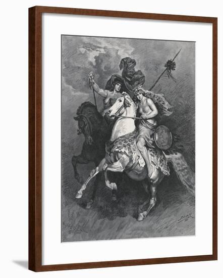Penthesilia, Queen of the Amazons-null-Framed Giclee Print