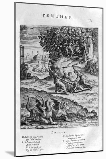 Pentheus, 1615-Leonard Gaultier-Mounted Giclee Print