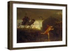 Pentheus, Being Chased by the Maenads-Marc Charles Gabriel Gleyre-Framed Giclee Print