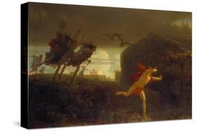 Pentheus, Being Chased by the Maenads-Marc Charles Gabriel Gleyre-Stretched Canvas