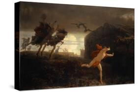 Pentheus Pursued by the Maenads, 1864-Charles Gleyre-Stretched Canvas