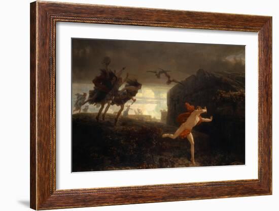 Pentheus Pursued by the Maenads, 1864-Charles Gleyre-Framed Giclee Print