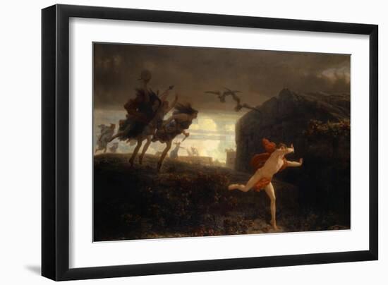 Pentheus Pursued by the Maenads, 1864-Charles Gleyre-Framed Giclee Print